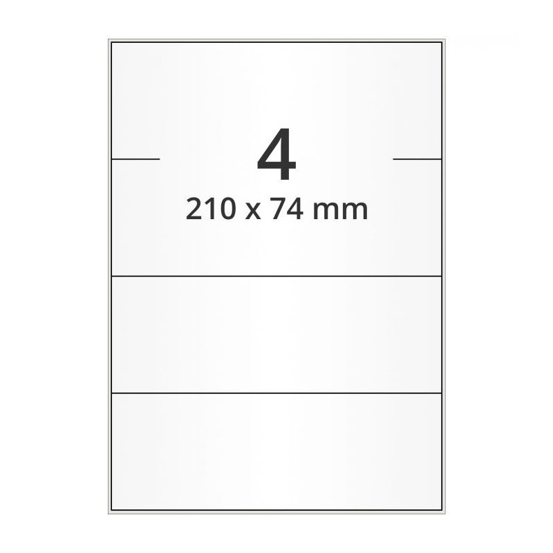 50 feuilles A4 papier adhésif blanc - Étiquette autocollante 210 x 297 mm -  planche adhésive permanente marque UNIVERS GRAPHIQUE- UGEA4 FACTURE AVEC  TVA DÉDUCTIBLE : : Fournitures de bureau