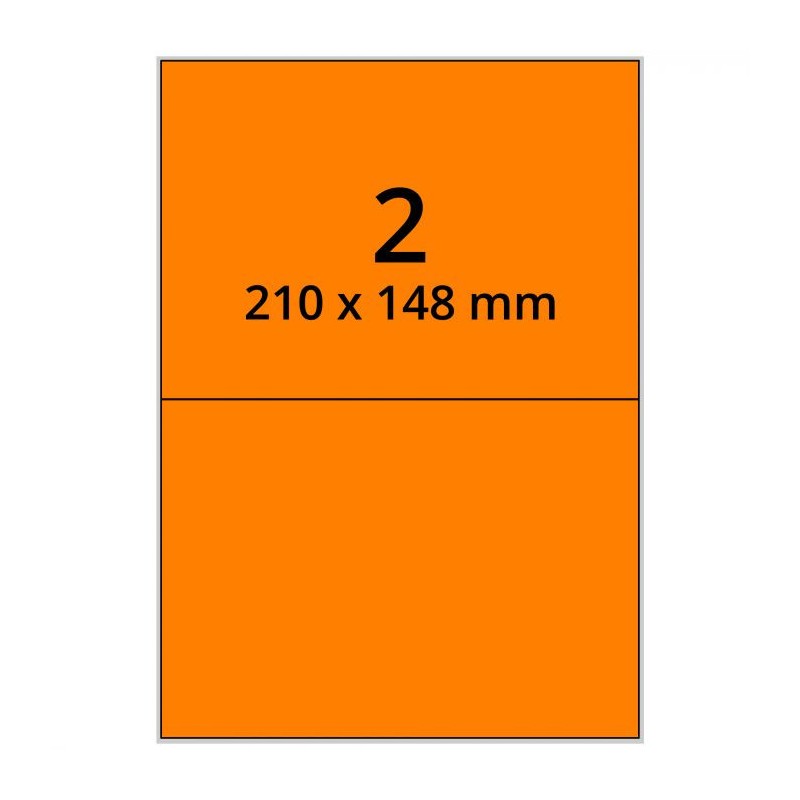 planche A4 de 12 étiquettes adhésives autocollantes 105 X 48 mm